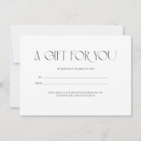 Ein Geschenk für Sie