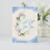 Ein Geschenk für Sie Ankündigung (Stehend Vorderseite)