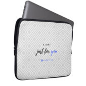 Ein Geschenk für Sie (blaue Version für ihn) Laptopschutzhülle (Vorne Rechts)