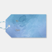 Ein Geschenk für Sie Geschenkanhänger (Rückseite Horizontal)