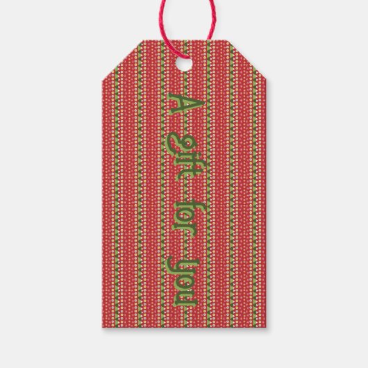 Ein Geschenk für Sie individualisierbare Geschenkm Geschenkanhänger (Vorderseite)