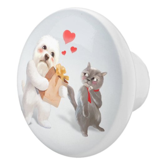 Ein Geschenk für Sie Keramikknauf (Rechts)