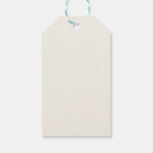 Ein Geschenk für Sie mit Liebe Gold Monogramm Geschenkanhänger (Rückseite)