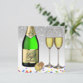 Ein Geschenk für Sie Sparkling Weinflasche Geschen (Stehend Vorderseite)