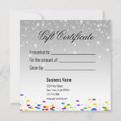 Ein Geschenk für Sie Sparkling Weinflasche Geschen (Rückseite)