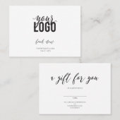 Ein Geschenk für Sie Visitenkarte (Vorne/Hinten)