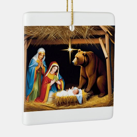 Ein Geschenk Gottes Keramikornament (Rechts)