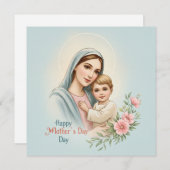 Ein Geschenk Gottes - Muttertagskarte Feiertagskarte (Vorne/Hinten)