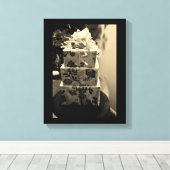 Ein Geschenk Leinwanddruck (Insitu (Holzboden))