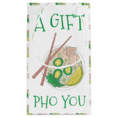 Ein Geschenk Pho (für) Ihr vietnamesischer Nudelsu Kleine Geschenktüte (Rückseite)