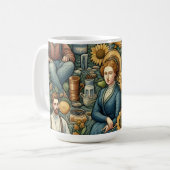 Ein Geschenk voller Aufrichtigkeit, Kissen Kaffeetasse (Vorderseite Links)