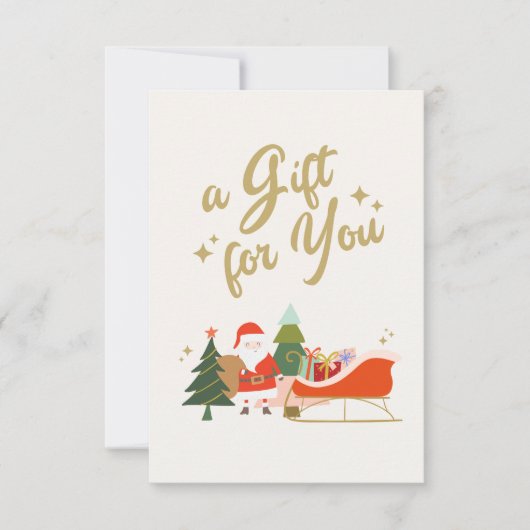 Ein Geschenk vom Weihnachtsmann (Vorderseite)