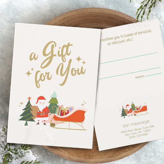 Ein Geschenk vom Weihnachtsmann