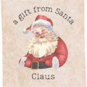 Ein Geschenk vom Weihnachtsmann Aufkleber (Vorderseite)