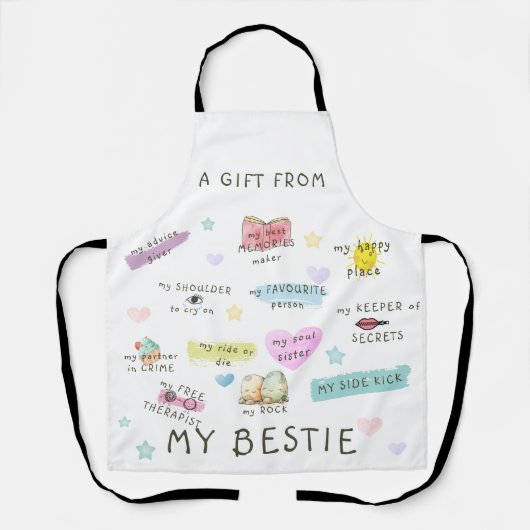 Ein Geschenk von meinen Bestie Schürze (Vorderseite)