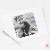 EIN GESCHENK VON MIR! Aufkleber für kundenspezifis (Umschlag)