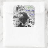 EIN GESCHENK VON MIR! Aufkleber für kundenspezifis (Tasche)