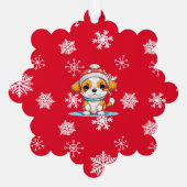 Ein Geschenk von unserer Familie an Ihre Geschenkm Ornament Karte (Rückseite)