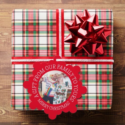 Ein Geschenk von unserer Familie an Ihre Geschenkm Ornament Karte (Insitu (Geschenk))