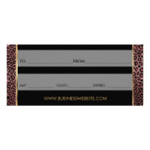 Ein Geschenkgutschein für dunkle Rose-Lipstick 💋 Werbekarte (Hinten)