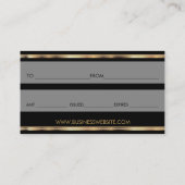 Ein Geschenkgutschein Rainbow Lipstick-Geschäft Rabattkarte (Rückseite)