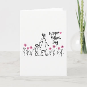 Ein Geschenkkarte für den liebevollen Spaziergang Karte