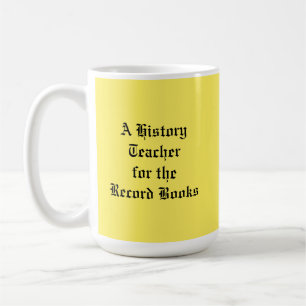 Ein Geschichtslehrer für Schallplatten Kaffeetasse