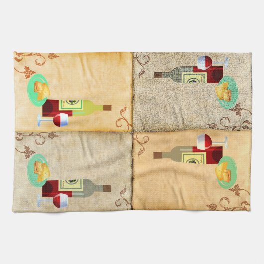 Ein Geschmack der Traube Geschirrtuch (Horizontal)