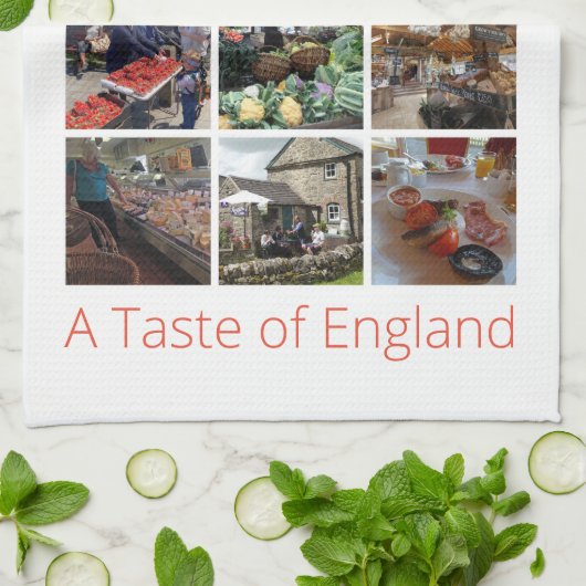 Ein Geschmack Englands Geschirrtuch (Gefaltet)