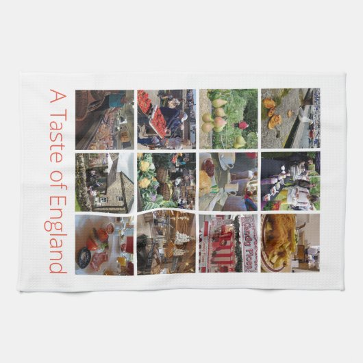 Ein Geschmack Englands Geschirrtuch (Horizontal)