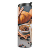 Ein Geschmack von Autumn Pumpkin Gewürz Latte Deli Thermosbecher (Nach links gedreht)