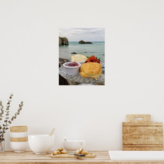 Ein Geschmack von Cornwall Poster (Küche)