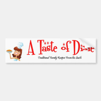 Ein Geschmack von Dixie Autoaufkleber