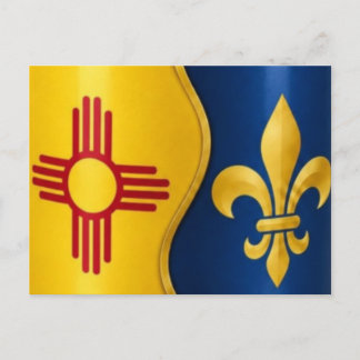 Ein Geschmack von New Mexico & Louisiana Postkarte