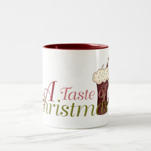 Ein Geschmack von Weihnachten :: Hot Cocoa mit Can Zweifarbige Tasse