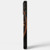 Ein geschnitztes Holzschild mit einem Pferd im län Case-Mate iPhone Hülle (Rückseite / Links)