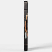 Ein geschnitztes Holzschild mit einem Pferd im län Case-Mate iPhone Hülle (Rückseite / Rechts)