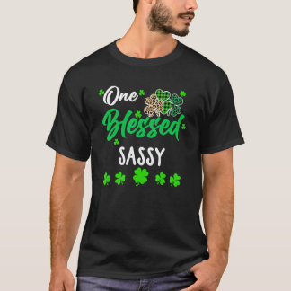 Ein gesegneter Sassy C St Patrick's Day Irish T-Shirt