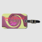 Ein gesegnetes Dankeschön Gepäckanhänger (Vorderseite (Horizontal))