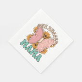 Ein gesegnetes Mama Serviette (Ecke)
