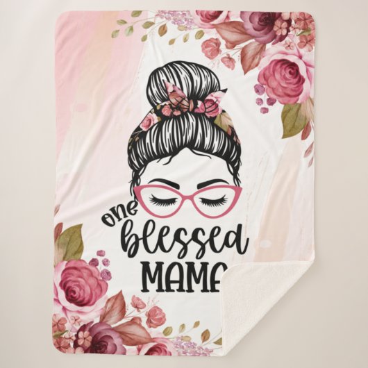 Ein gesegnetes Mama Sherpadecke (Vorderseite)