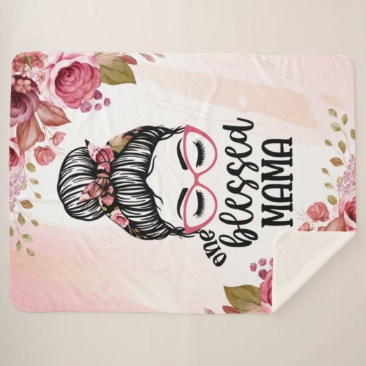 Ein gesegnetes Mama Sherpadecke (Vorderseite (Horizontal))