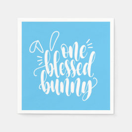Ein gesegnetes Osterkalligraphiepapier Napkin Serviette