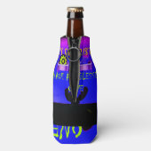 Ein gesegnetes Weihnachten - ein festes digitales Flaschenkühler (Flasche Rückseite)