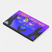 Ein gesegnetes Weihnachten - ein festes digitales Post-it Klebezettel (angewinkelt)