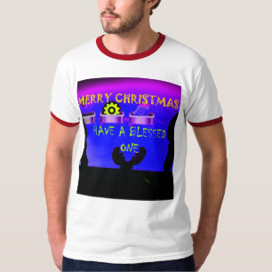 Ein gesegnetes Weihnachten - ein festes digitales T-Shirt