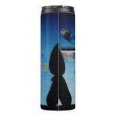 Ein gesegnetes Weihnachten - ein festes digitales Thermosbecher (Rückseite)