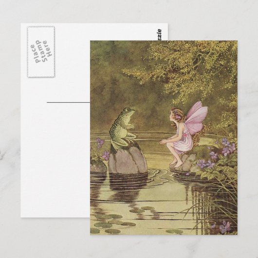 ein Gespräch. Postkarte (Vorne/Hinten)