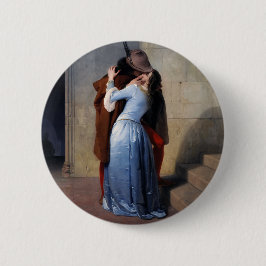 Ein gestohlener Moment: Ein Kuss durch das Button