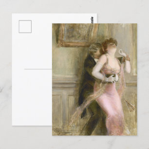 Ein gestohlener Moment von Albert Guillaume Romant Postkarte